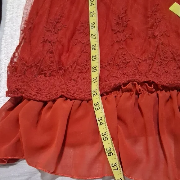 A'Reve Rust Long-Sleeve Casual Dress - Picture 6 of 9